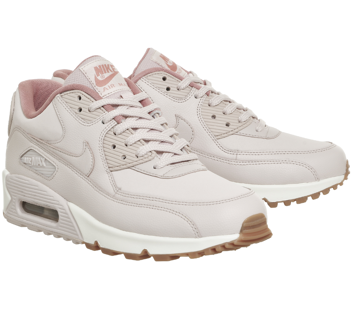 NikeAir Max 90 TrainersSilt Red Stardust Sail Leather