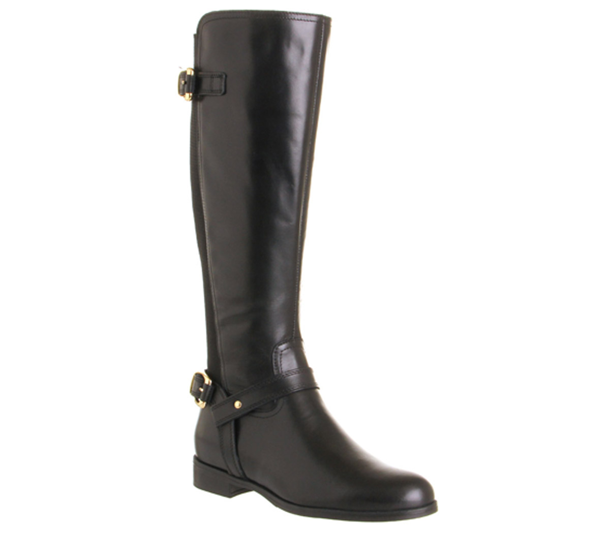 OFFICENinja Stirrup Elastic Back BootsBlack Leather