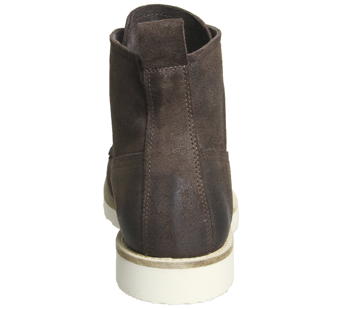 Ask the MissusEton Wedge Lace BootsChoc Waxy Suede