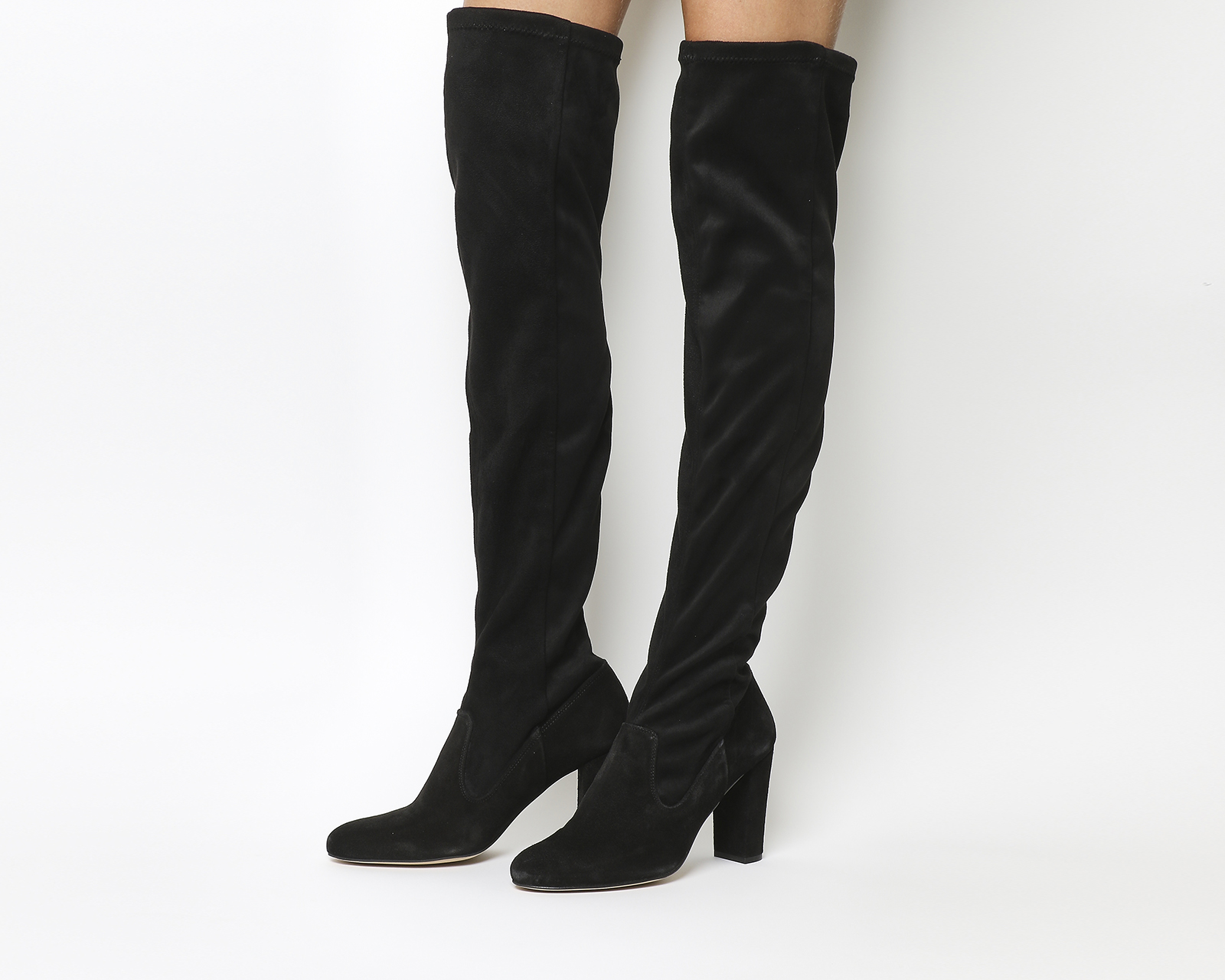 Office Ellie Over The Knee Boots Black 