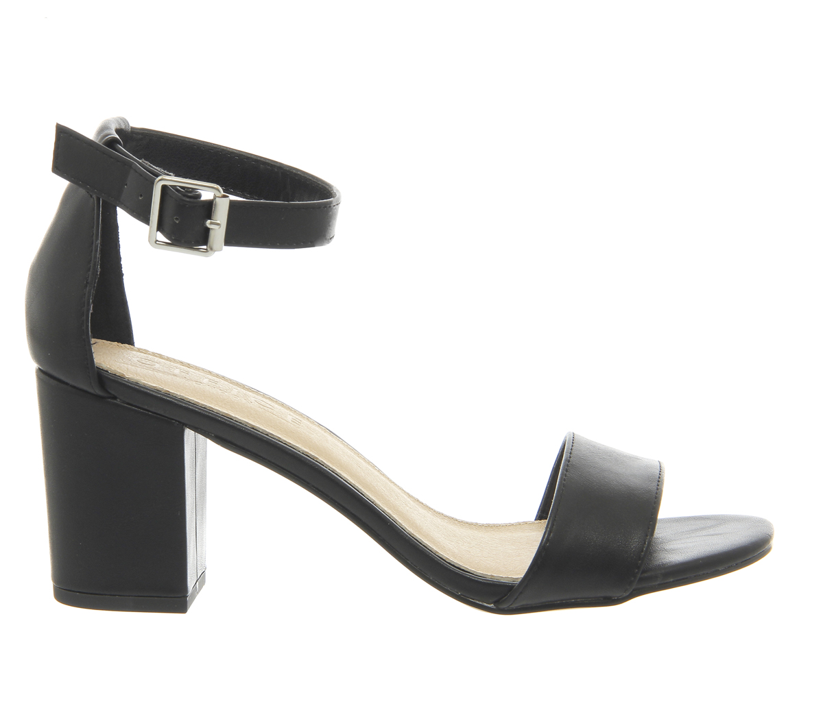 OFFICEWatermelon Block Heel SandalsBlack