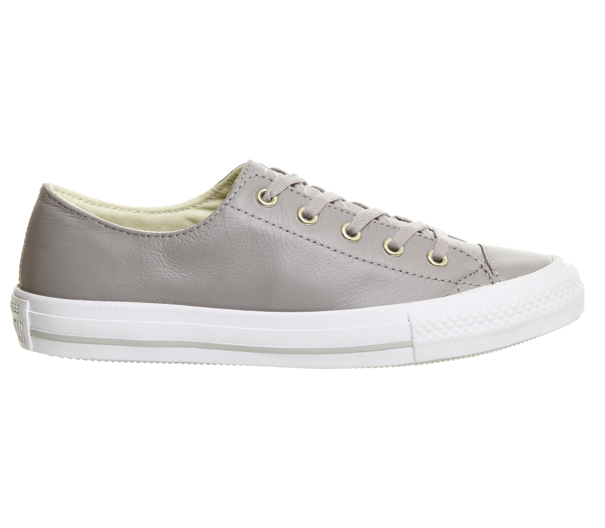 Converse Ctas Gemma Low Leather Gull Grey Pewter - Hers trainers
